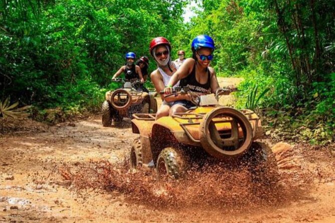 Tulum Half-Day Jungle Adventure ATV, Ziplines (4) & Mexican Snack - A Mayan ritual and a simple local meal