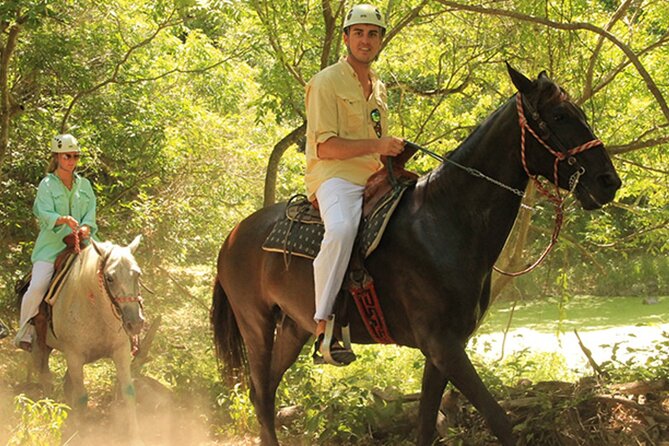 Tulum Jungle Horseback Ride + ATV + Ziplines + Cenote Combo Tour - Four ziplines, a long final run, and a rappel