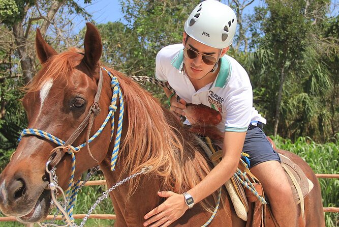 Tulum Jungle Horseback Ride + ATV + Ziplines + Cenote Combo Tour - Meeting the van and getting to the activity site