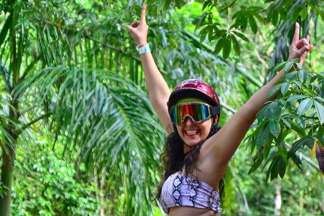 Tulum Jungle Zipline and ATV Adventure - ATV trails through the jungle
