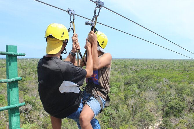 Tulum's Thrilling Jungle: ATV, Zip Lines, Cenote & More! - The ATV circuit adds speed and noise