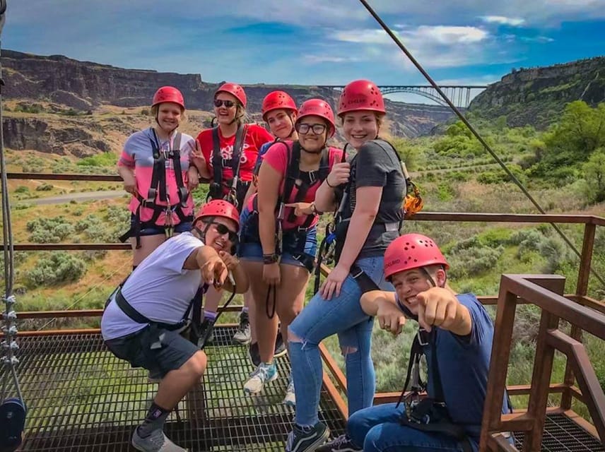 Twin Falls: Zip Line Tour - What to bring and what to leave behind