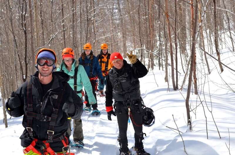 Tyroparc: Mega Ziplines and Hiking in the Laurentians - Four lines across Mont Catherine