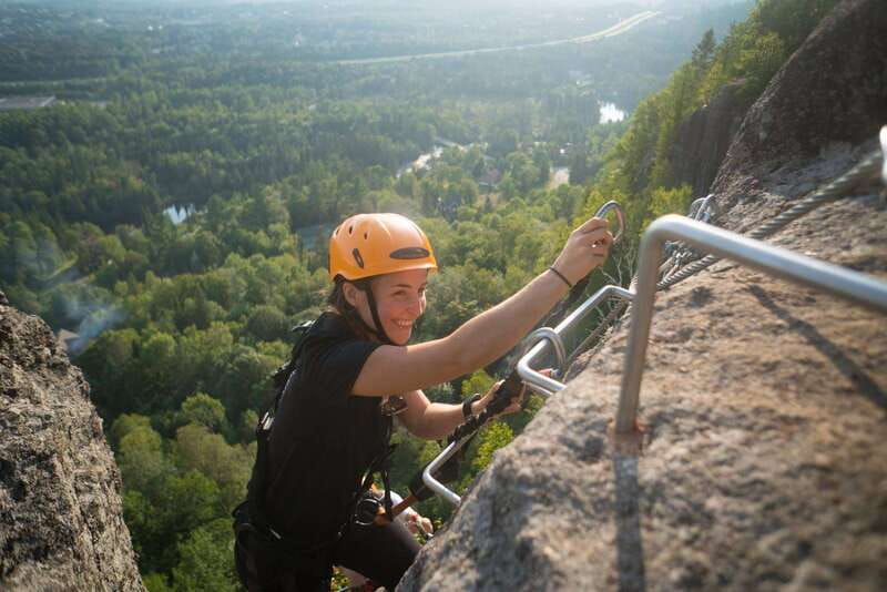 Tyroparc: Via Ferrata Guided Tour and Zipline Combo Ticket - From the chalet to the foot of Cap Beauséjour