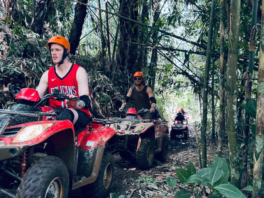 Ubud: ATV Quad Bike & Zip-Line Adventure with Meal - What to wear and pack for the mud