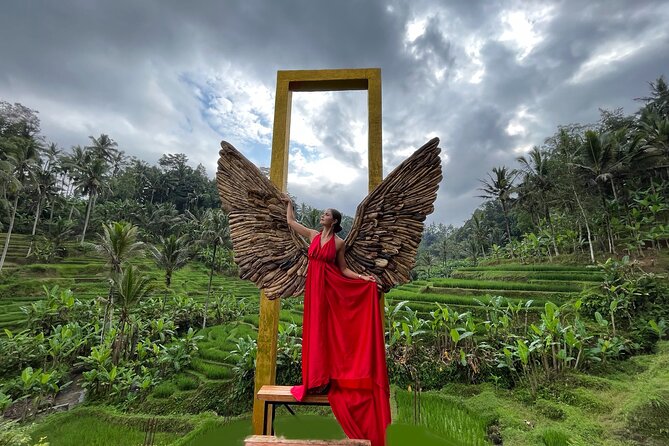 Ubud: Zipline, Bali Swing, and Sky Bike in a Private Rice Terrace - The zipline is the clearest thrill