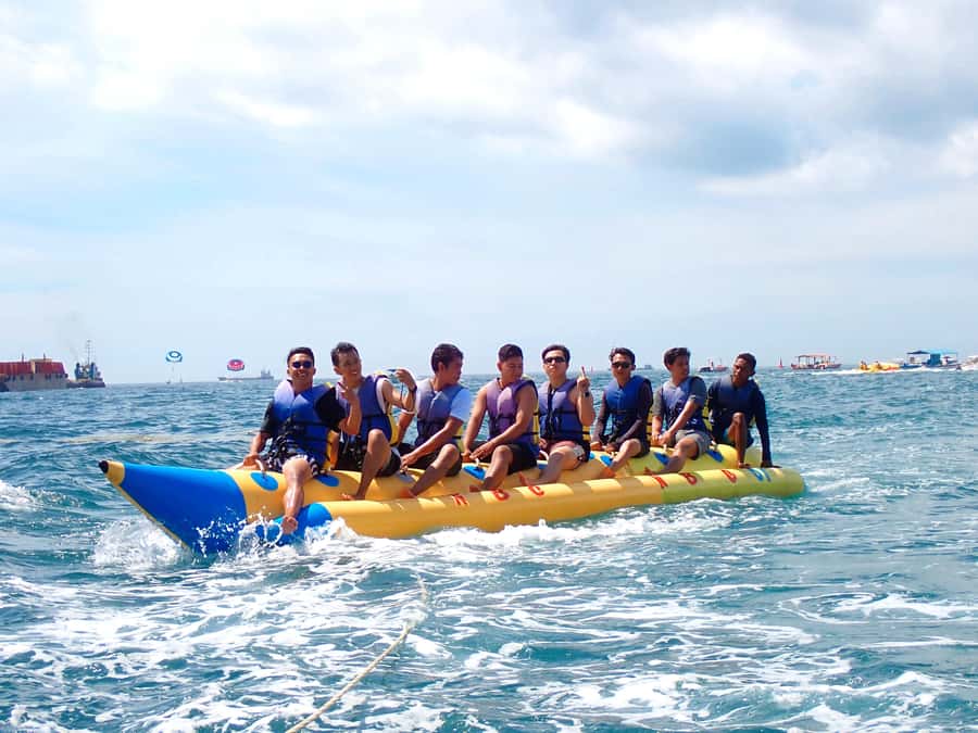 Ubud Zipline & Watersport (Jetski, Parasailing, BananaBoat) - U Fun Field and the Rice Terrace Zipline