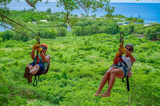 Ultimate Adventure Day Horseback, Zip Line & ATV at Mahogany Bay - Horseback riding through oak forest and seawater