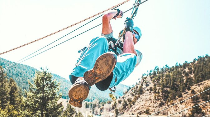 Upper Clear Creek Whitewater Rafting plus Cliffside Zipline from Idaho Springs - Five extra features beyond the main lines