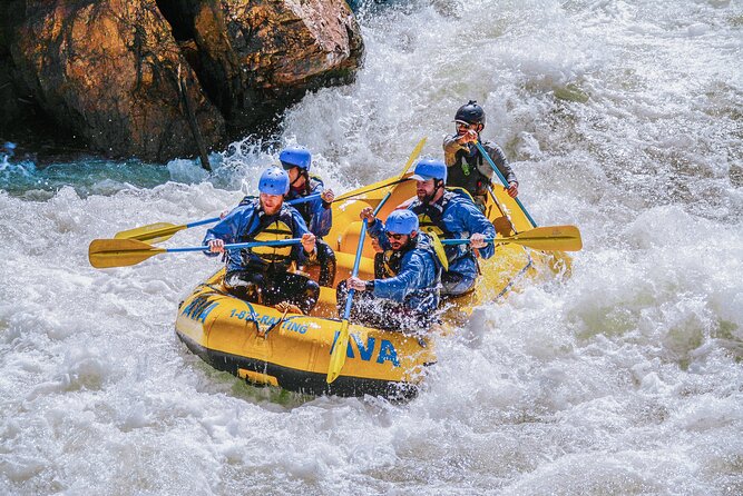 Upper Clear Creek Whitewater Rafting plus Cliffside Zipline from Idaho Springs - Eight miles of Upper Clear Creek rapids