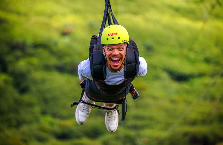 Vallé Advenature Park: Signature Zipline - Forests, waterfalls, and lagoons from the air