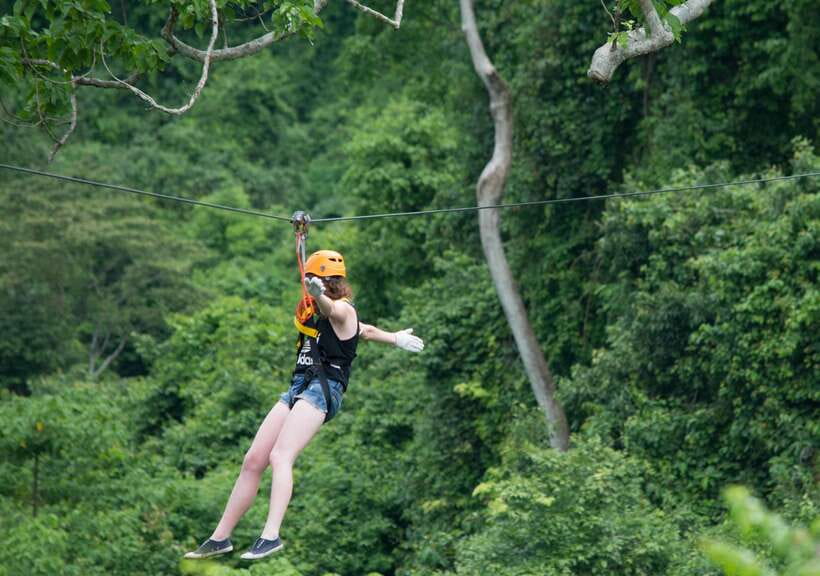 Vang Vieng: Half-Day Zip Lining with Cave Exploration Option - Key points to know before you book
