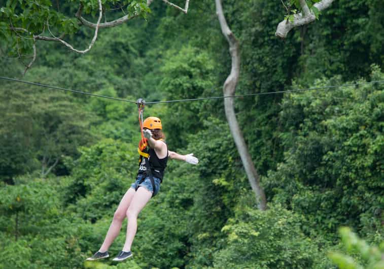 Vang Vieng: Half-Day Zip Lining with Cave Exploration Option - The real value of the $20 price