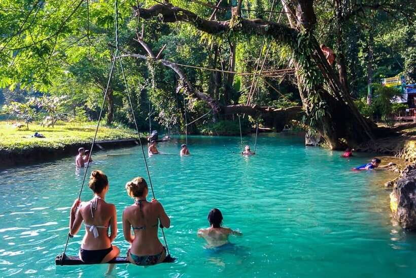 Vang Vieng: Kayaking & Cave Tubing with Zip Line/Blue Lagoon - Key points to know before you book