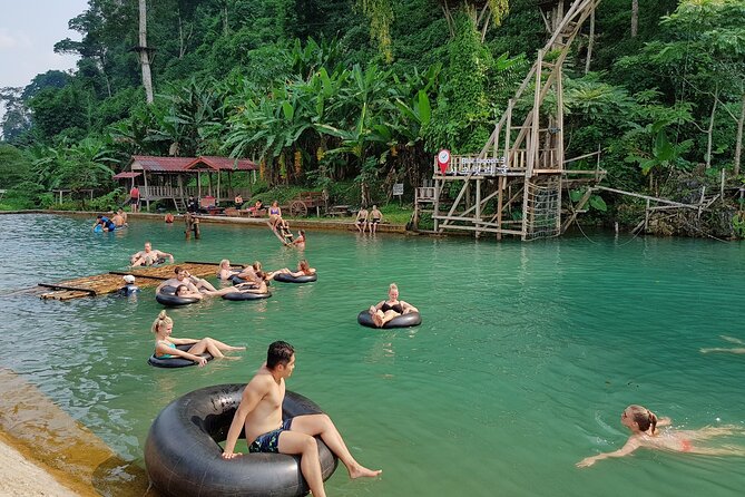 Vang Vieng Tour A - Blue lagoon 3 with Caves and Zipline - A full day beyond Vang Vieng