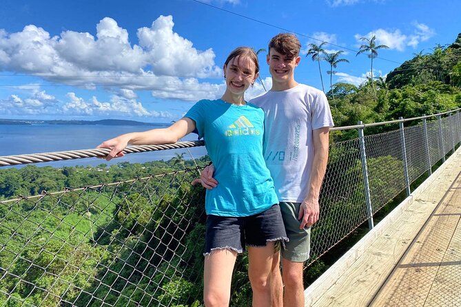 Vanuatu Jungle Zipline, Swing and Skybridge Combo with Transfer - What the staff and equipment add