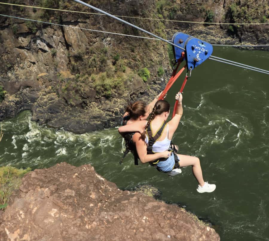 Victoria Falls: Half Day Flying Fox, Zip Line, & Gorge Swing - Three high-wire rides above Batoka Gorge