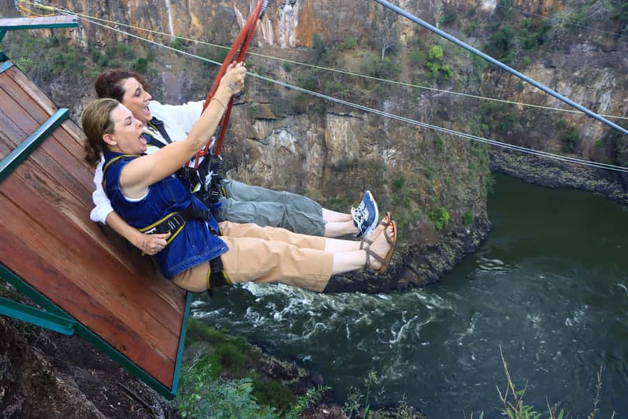 Victoria Falls: Zipline Experience with Transfers - Safety, harnesses, and the fear factor