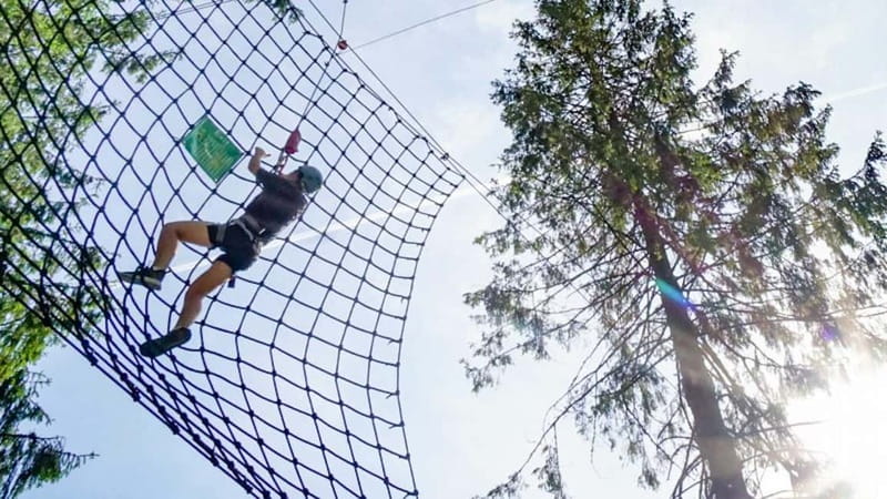 Voss High Rope & Zipline Park - The Stranda River setting