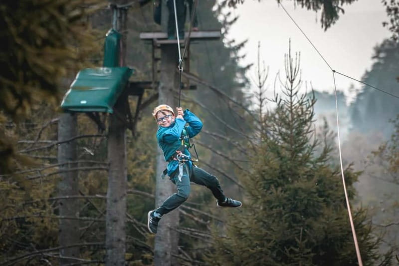 Voss High Rope & Zipline Park - How challenging is the course?