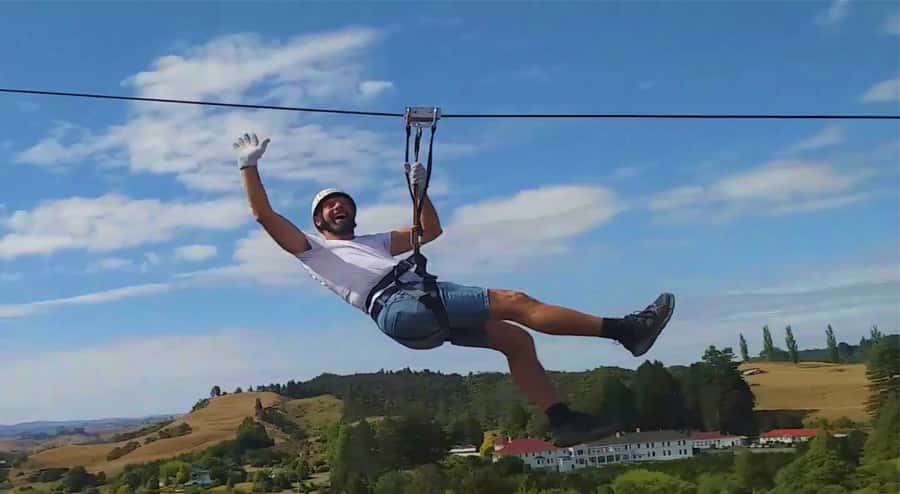 Waitomo Caves 1-Kilometer-Long Zipline Tour - A zipline tour that builds from calm to thrilling