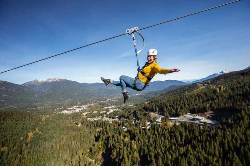 Whistler: The Longest Zipline in North America - The 2-kilometre flight across Fitzsimmons Valley