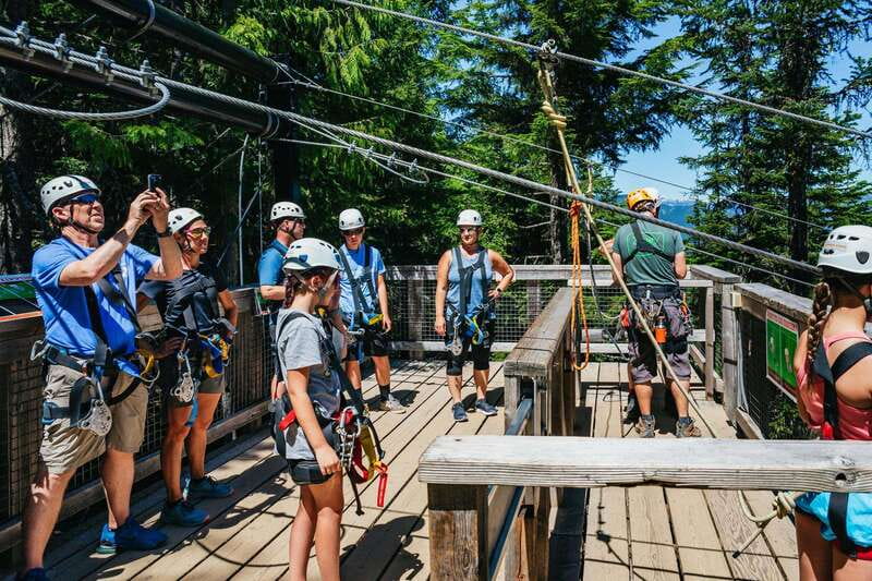 Whistler: Ziplining Experience - Meeting at Carleton Lodge in Whistler Village