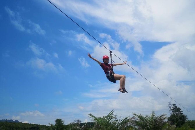 White-water Rafting with Ziplining in Phangnga - A full adventure day from Phuket to Phangnga