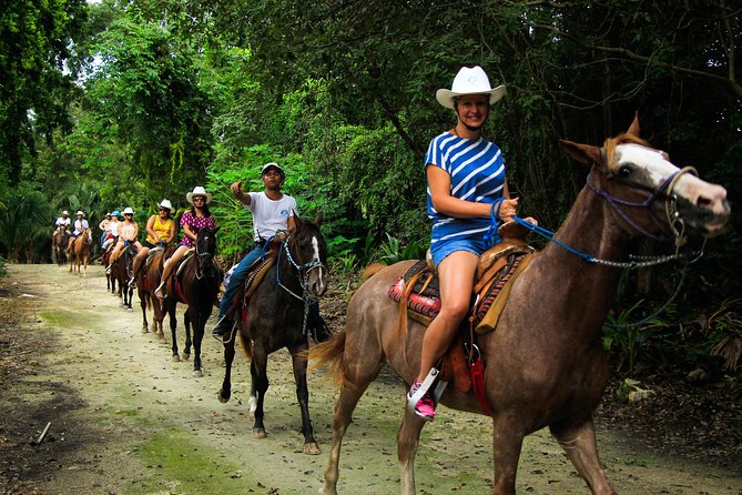 Wonderful Jungle Experience with Horse Riding, ATV, Ziplines and Cenote - Zip lines above the forest