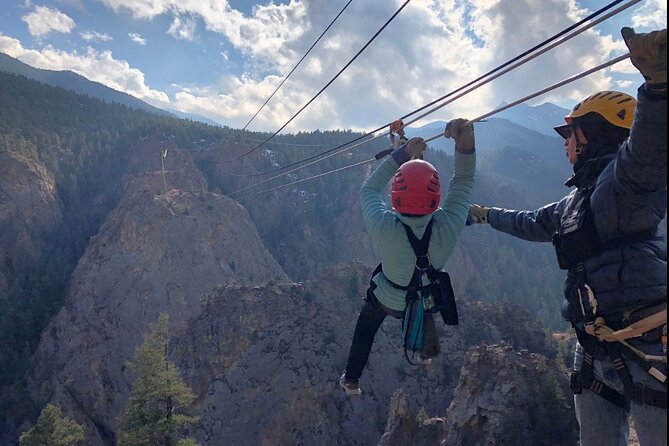 Woods Course Zipline Tour in Seven Falls - Five Ziplines Through Seven Falls Canyon