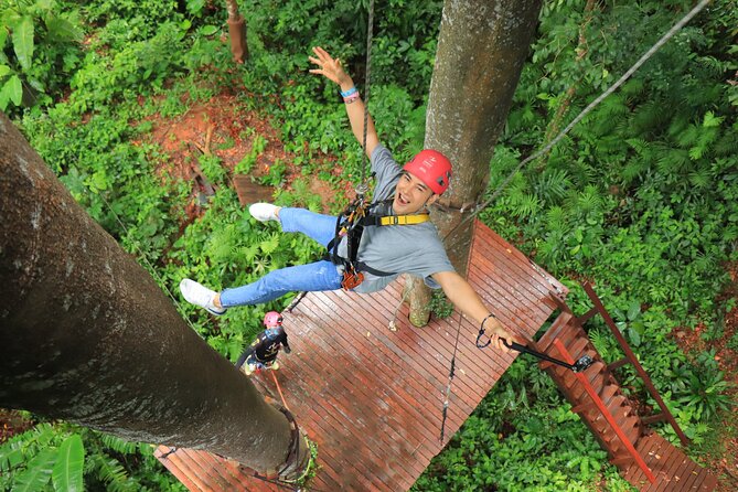 World C+ (Ziplines 10 Platforms + Roller + Sky Walk and World Set Menu ) - What the package includes on the course