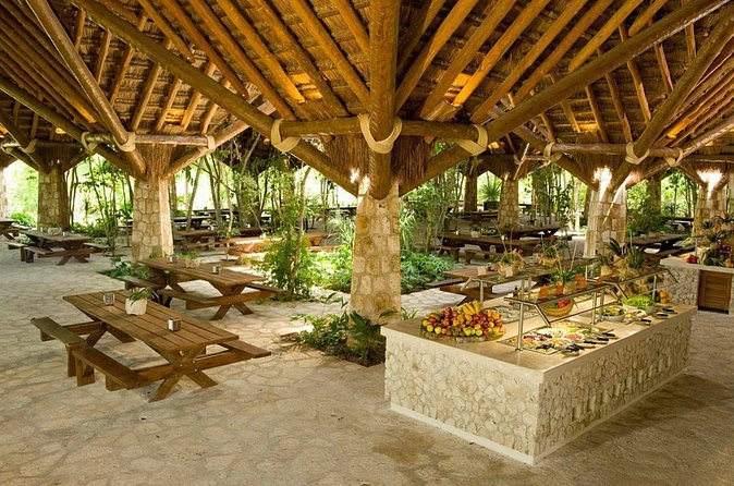 Xplor Tour with Rafting & Ziplining - Rafting in an underground setting