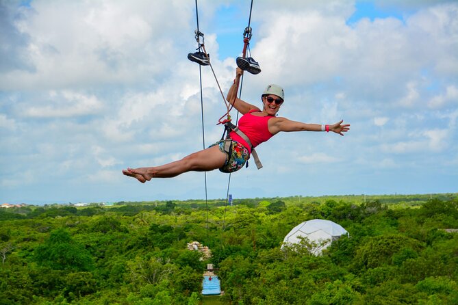 Zip Line Adventure or Zipline (Canopy) in Punta Cana - Forest views, mountain roads, and the cow-field problem