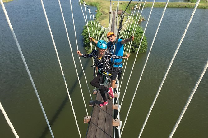Zip Line Adventure over Tampa Bay - The physical demands are real