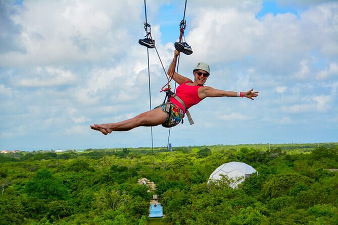 Zip Line or Canopy Zip Line Tours from Punta Cana - Flying over Punta Cana’s tropical forest