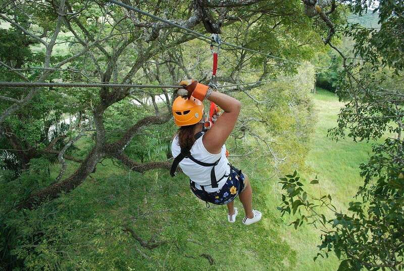 Zip-line outdoor adventure the ultimate experience - Seven zip lines above Costa Azul