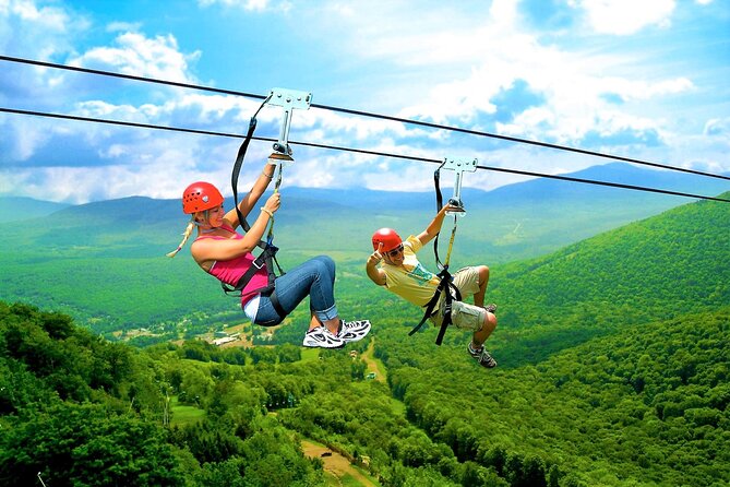 Zip Line Park in Punta Cana With Pick Up - The safety system, from platform to platform