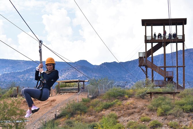 Zip Line Tour at Out of Africa Wildlife Park in Sedona,Camp Verde - Starting at Out of Africa Wildlife Park in Camp Verde