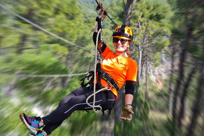 Zip line Tucepi - Six zip lines above the Tučepi canyon