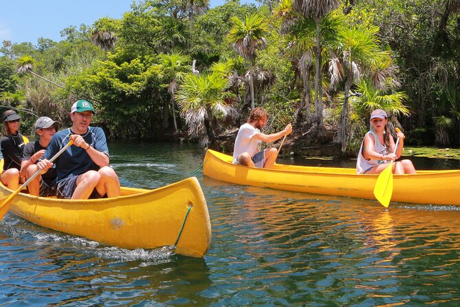Zip lining and Canoe Monkey jungle in Tulum - Zip lining over Punta Laguna