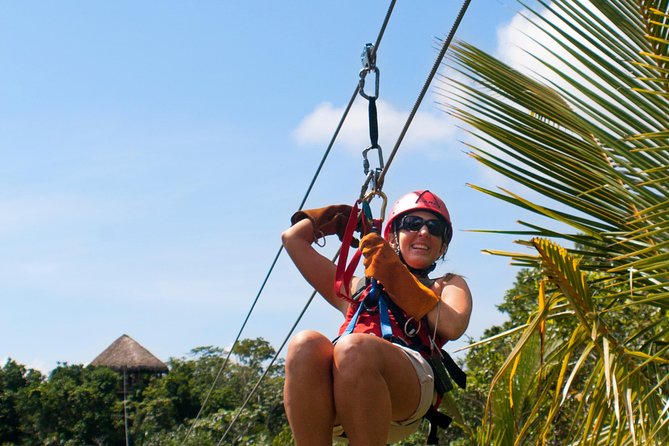 Zipline Adventure in El Limón - Getting fitted for the first cable