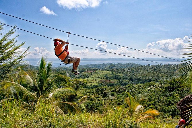 Zipline Adventure in El Limón - Views toward Haitises and Cayo Levantado