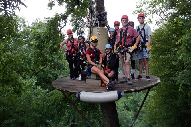 Zipline Adventure in Galena, Illinois - Six ziplines build toward the 1,250-foot finish