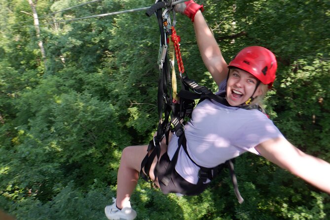 Zipline Adventure in Galena, Illinois - The 40-foot rappel adds a different kind of challenge