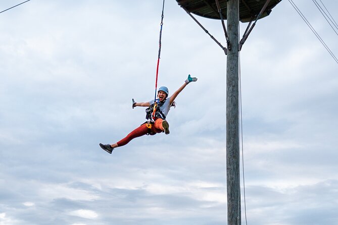 Zipline Adventure in Galena, Illinois - Choosing between the free fall and rappel