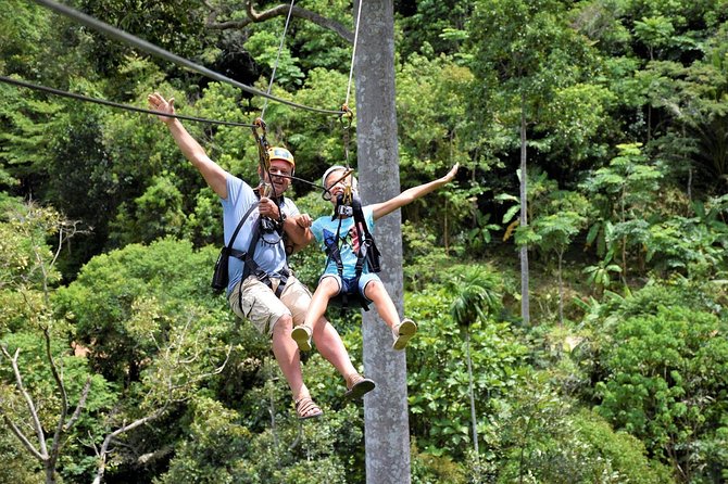 Zipline Adventure in KohSamui 10 Cables with Mountain & Sea Views - Flying through Koh Samui’s rainforest