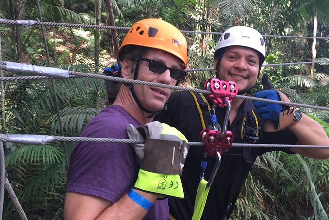 Zipline Adventure In The Rainforest - Reaching the Gamboa-area zipline course