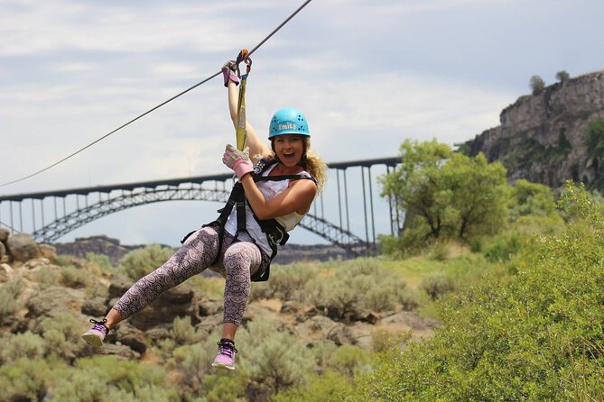 Zipline Adventure in the Snake River Canyon - Starting at Centennial Waterfront Park