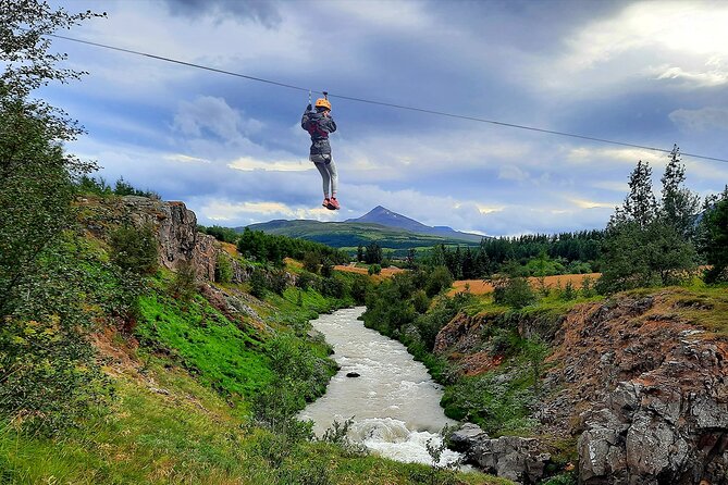 Zipline Adventure Through Glerárgil River Canyon in Akureyri Town - Key points at a glance