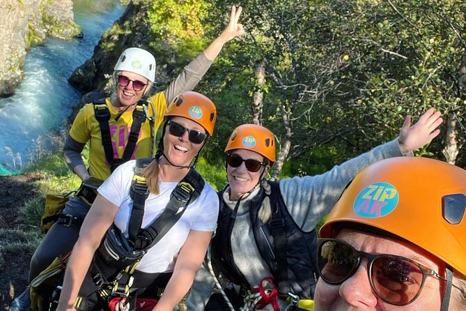 Zipline Adventure Through Glerárgil River Canyon in Akureyri Town - Five rides through Akureyri’s river canyon